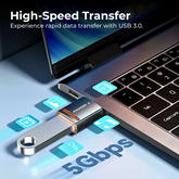 5-in-1 USB-C & Lightning OTG Adapter | Fast Data & Charge